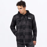 Unisex Timber Insulated Flannel Jacket - Charcoal/Black