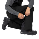 Unisex Task Insulated Canvas Bibs - Black Ops