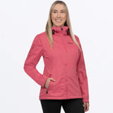 Women's Pulse Softshell Jacket - Astro Dust/Merlot