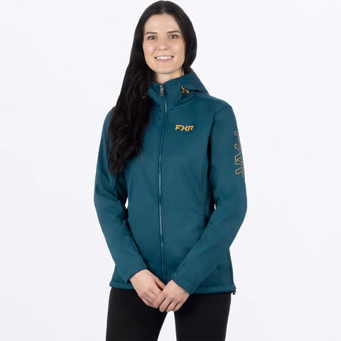 Women's Pulse Softshell Jacket - Dark Steel/Sundial