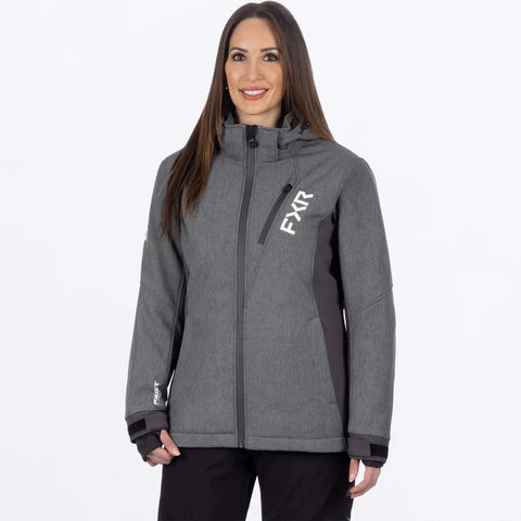 Women's Vertical Pro Insulated Softshell Jacket Grey Heather/Asphalt