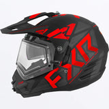 Torque X Team Helmet with Electric Shield & Sun Shade 2023 - Black/Red