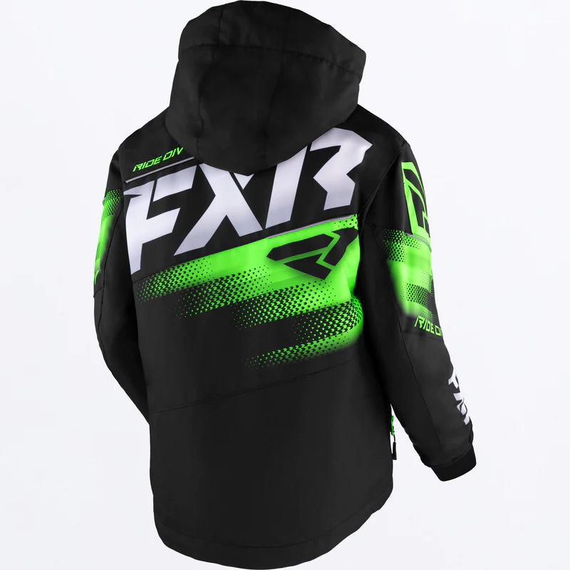Lime green and black jacket on sale