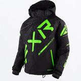 FXR Youth CX Jacket  - Black Camo/Lime