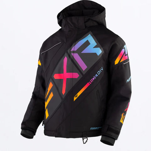 FXR Youth CX Jacket  - Black/Spectrum