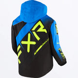FXR Youth CX Jacket  - Blue Fade/Black/HiVis