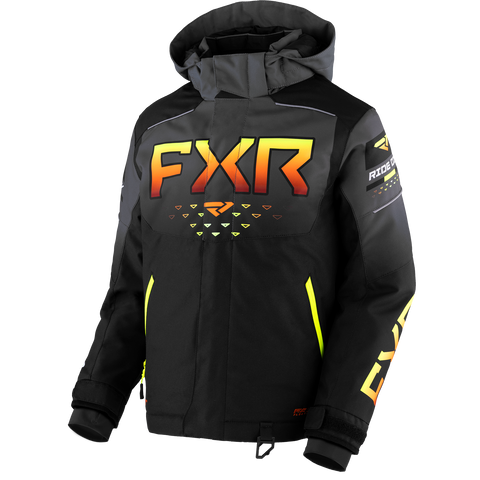 Youth Helium Jacket 2024 - Black/Char/Inferno