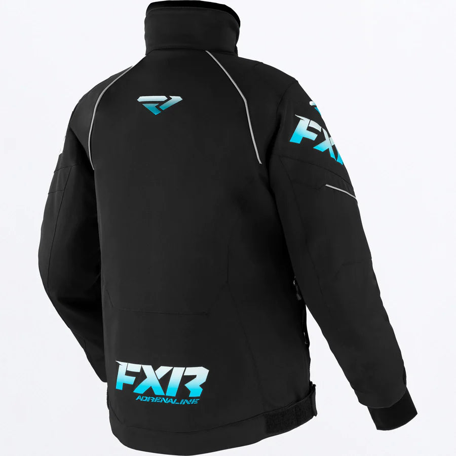 Women's Adrenaline Jacket 2025 - Black/Sky Blue Fade