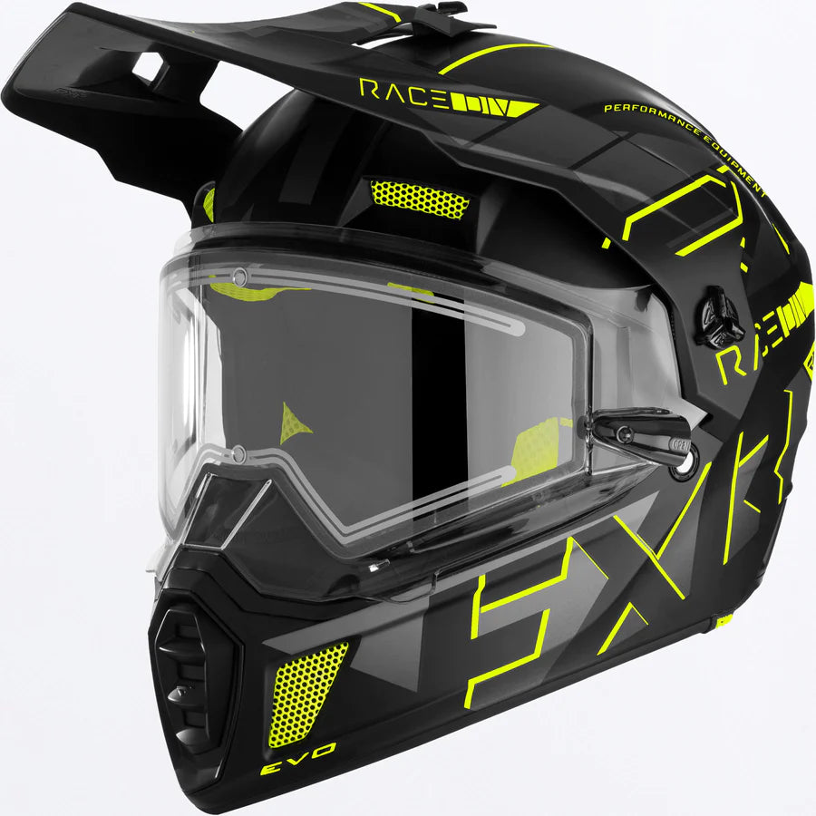 Clutch X Evo Helmet w/ Electric Shield 2025- Hi-Vis