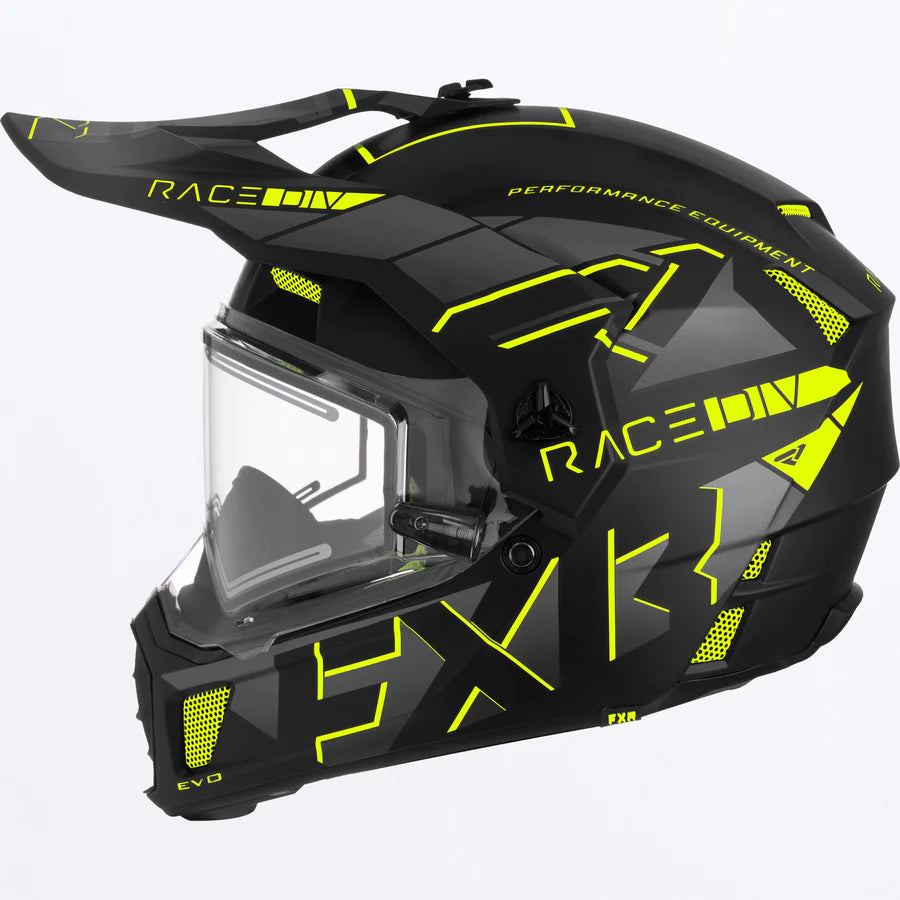 Clutch X Evo Helmet w/ Electric Shield 2025- Hi-Vis