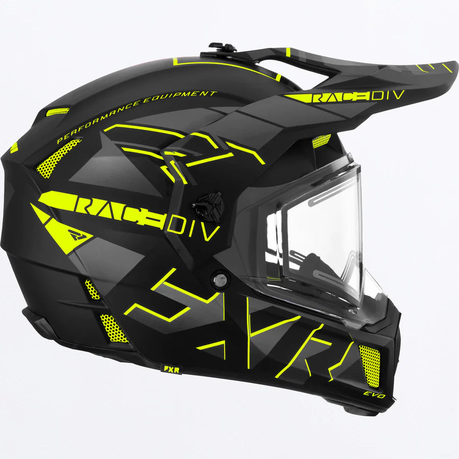 Clutch X Evo Helmet w/ Electric Shield 2025- Hi-Vis