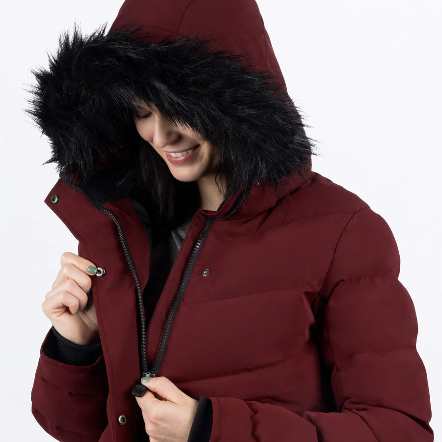 Women's Sage Jacket 2025 - Merlot/Black