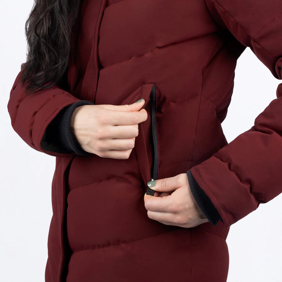 Women's Sage Jacket 2025 - Merlot/Black