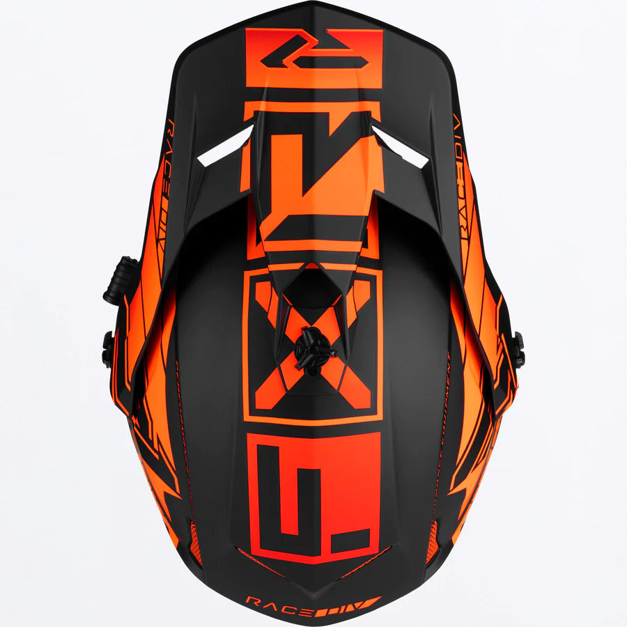 Clutch X Evo Helmet w/ Electric Shield - Orange