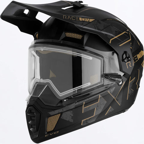 Clutch X Evo Helmet w/ Electric Shield - Stealth Canvas