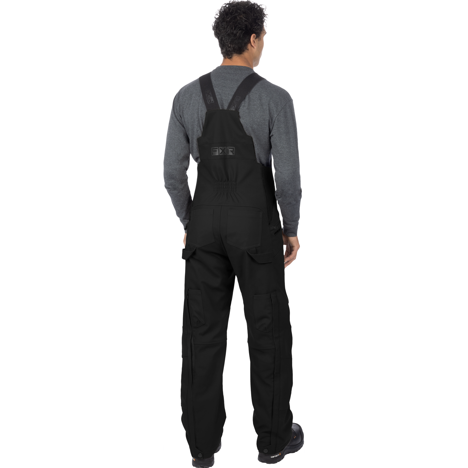 Unisex Task Insulated Canvas Bibs - Black Ops