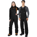 Unisex Task Insulated Canvas Bibs - Black Ops