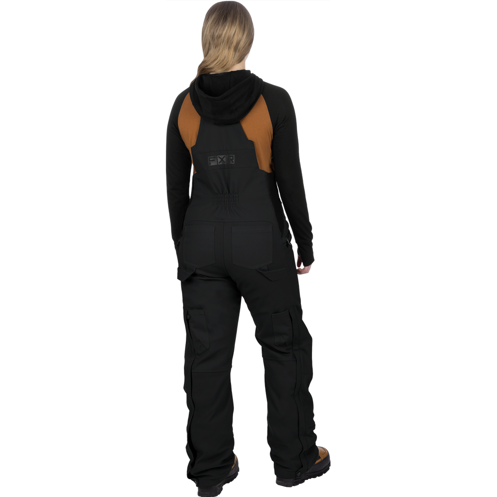 Unisex Task Insulated Canvas Bibs - Black Ops