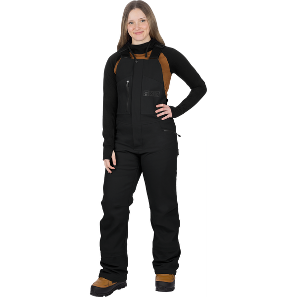 Unisex Task Insulated Canvas Bibs - Black Ops