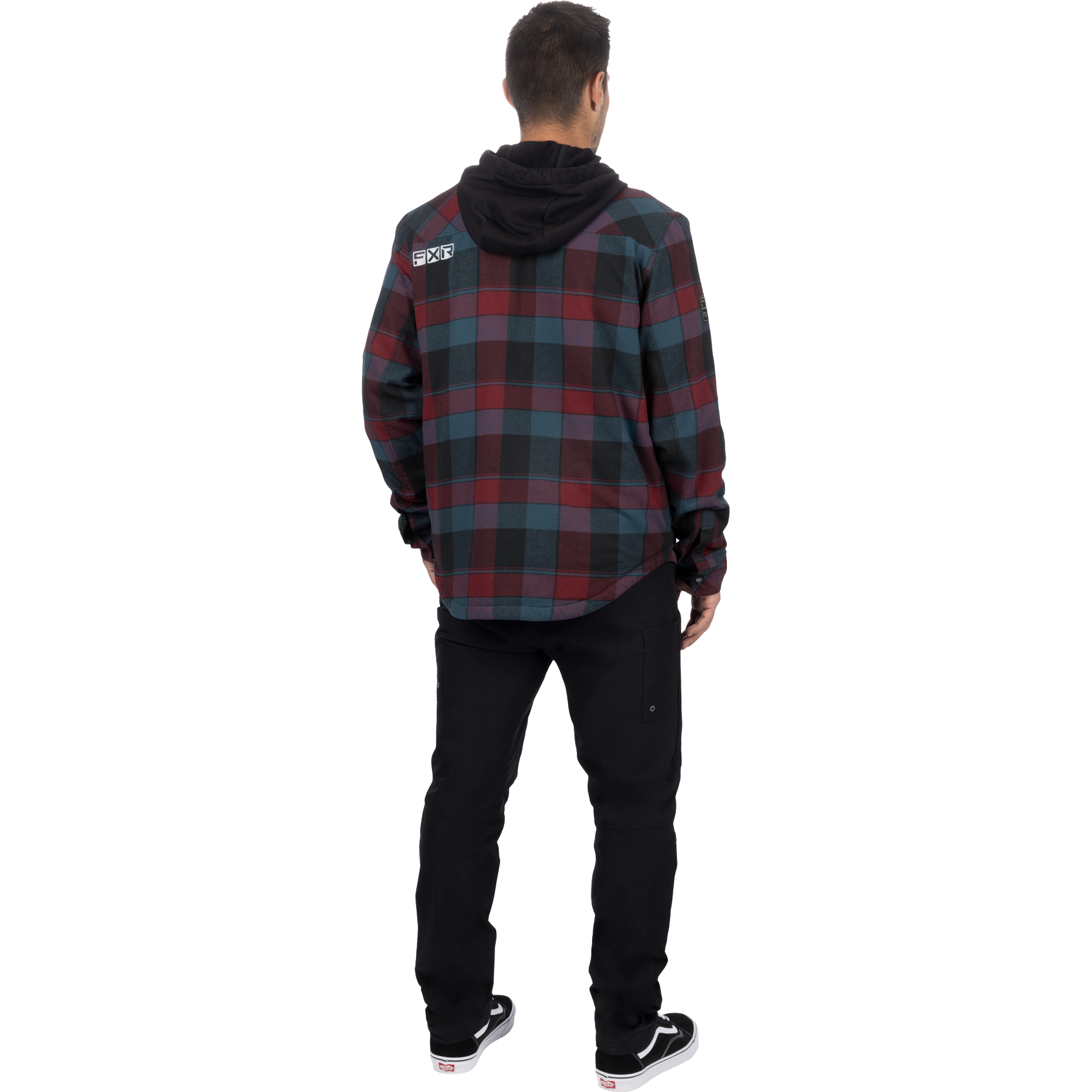 Unisex Timber Insulated Flannel Jacket - Dark Steel/Merlot