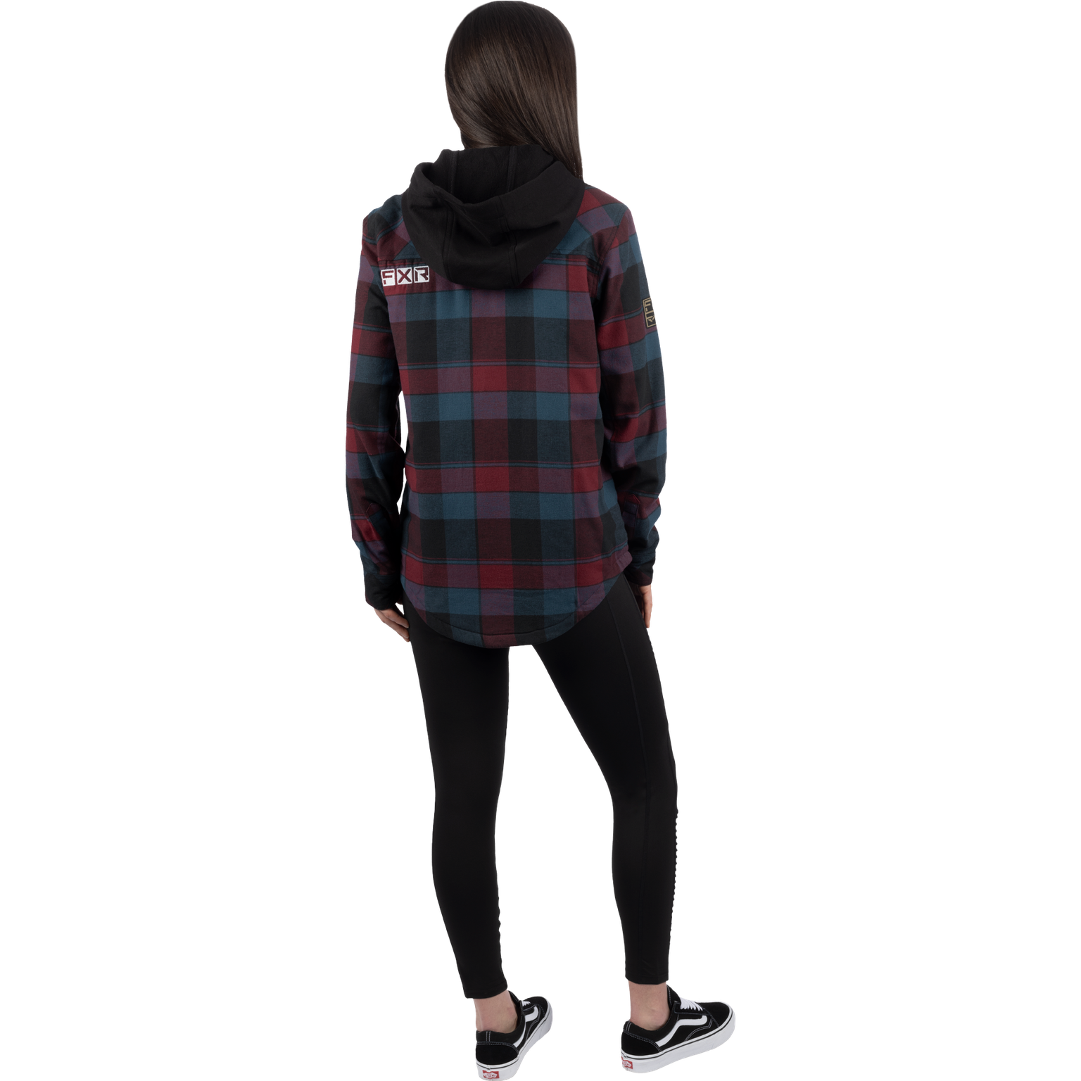 Unisex Timber Insulated Flannel Jacket - Dark Steel/Merlot