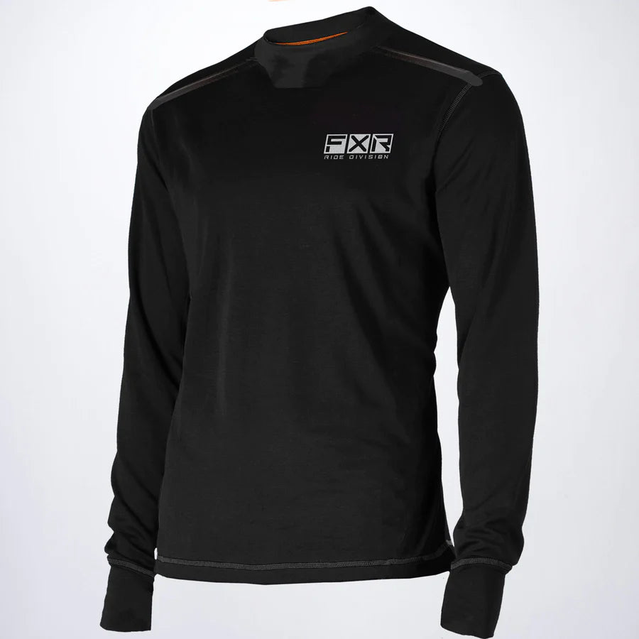 Men's Vapour Merino Longsleeve - Black 2025