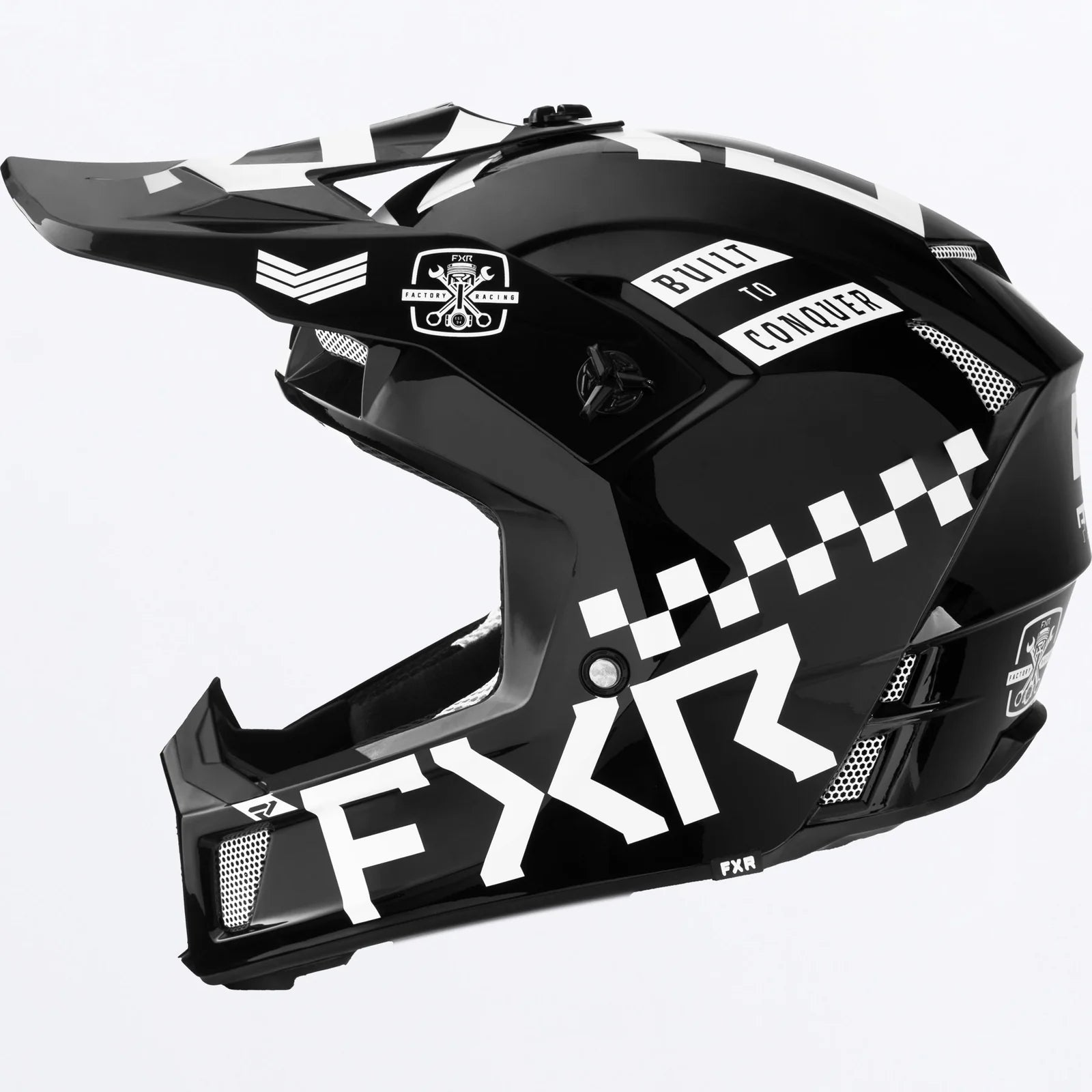 FXR Clutch Gladiator Helmet Chrome XL