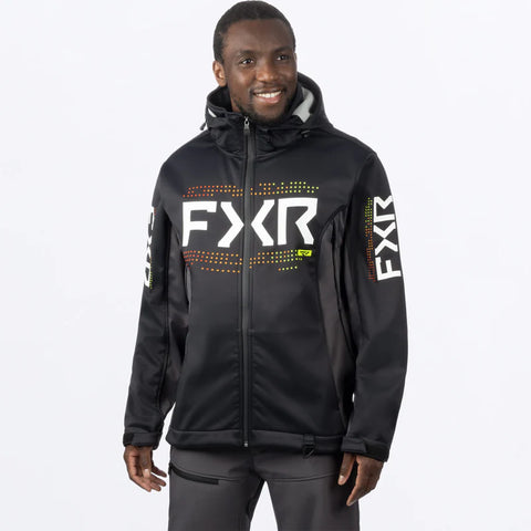 Men's Helium  Softshell Jacket  - Black/Inferno