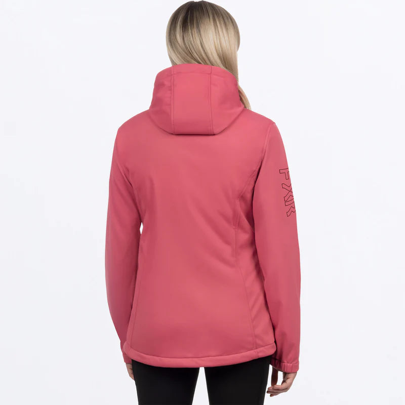 Women's Pulse Softshell Jacket - Astro Dust/Merlot