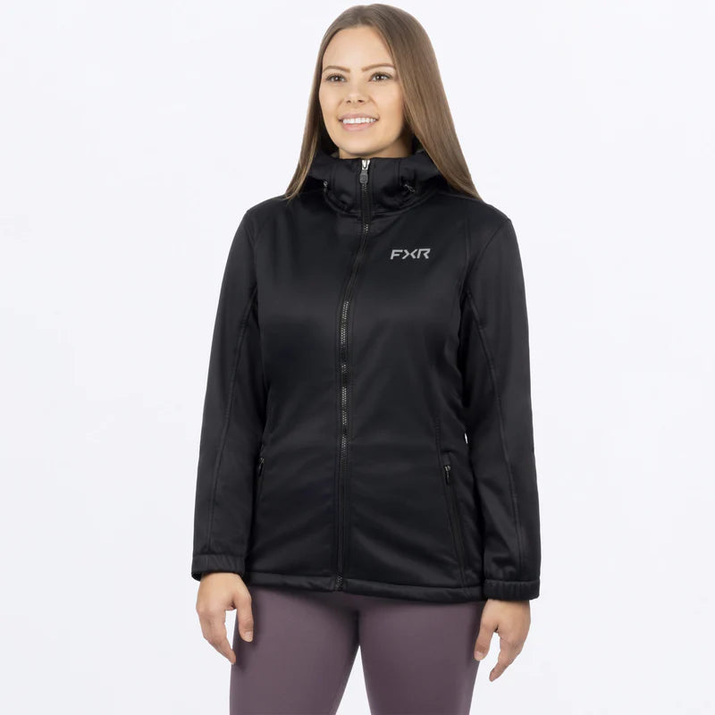 Women's Pulse Softshell Jacket - Black/Gray