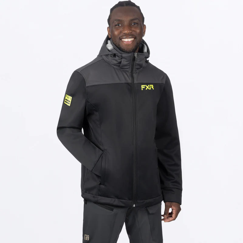 Men's Renegade Softshell Jacket (2025) - Black/Hi-Viz