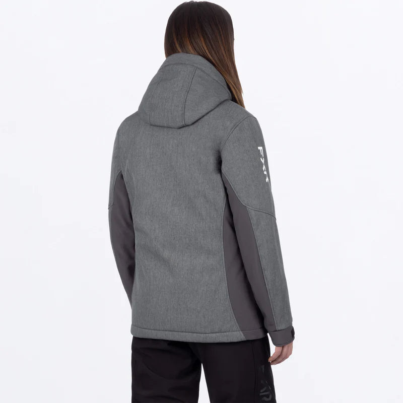 Women's Vertical Pro Insulated Softshell Jacket Grey Heather/Asphalt