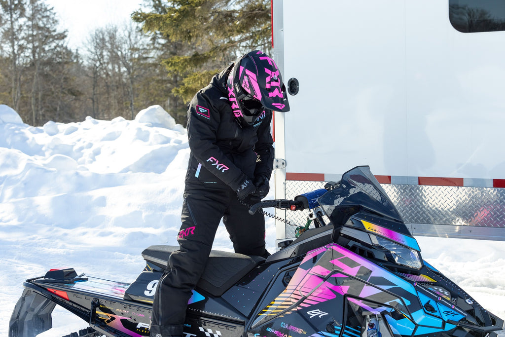 Women's Renegade FX Jacket 2026 - Black/Sky Blue-Electric Pink Fade