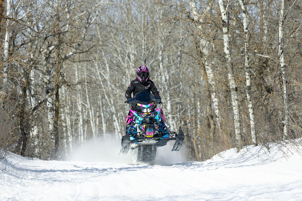 Women's Renegade FX Jacket 2026 - Black/Sky Blue-Electric Pink Fade