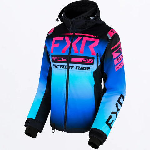 W RRX Jacket 2023 - Black/Blue/E Pink Fade