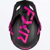 Torque X Team Helmet with Electric Shield & Sun Shade 2023 - Black/Electric Pink
