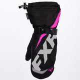 Child Helix Race Mitt - Black/Fuchsia