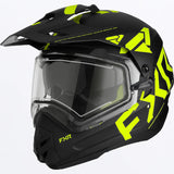 Torque X Team Helmet with Electric Shield & Sun Shade 2023 - Black/HiVis