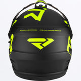 Torque X Team Helmet with Electric Shield & Sun Shade 2023 - Black/HiVis