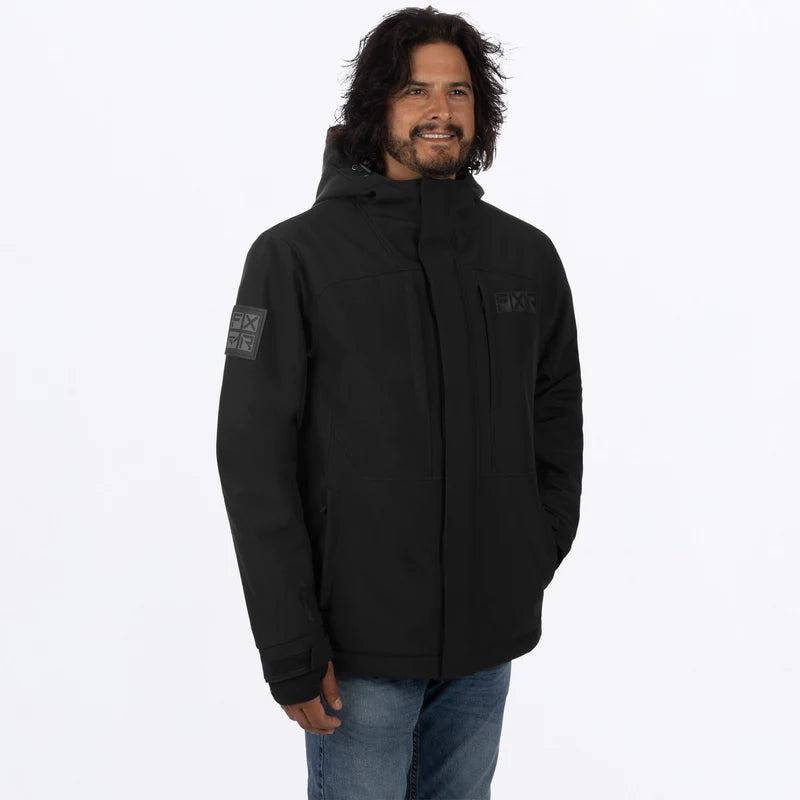 Mens Vertical Pro Insulated Softshell  - Black Ops