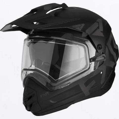 Torque X Team Helmet with Electric Shield & Sun Shade 2024 - Black Ops