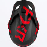 Torque X Team Helmet with Electric Shield & Sun Shade 2023 - Black/Red