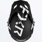 Torque X Team Helmet with Electric Shield & Sun Shade 2023 - Black/White
