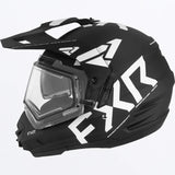 Torque X Team Helmet with Electric Shield & Sun Shade 2023 - Black/White
