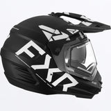 Torque X Team Helmet with Electric Shield & Sun Shade 2023 - Black/White