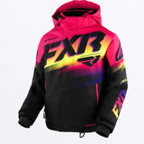 Child Boost Jacket 2023 - Black/Neon Fusion