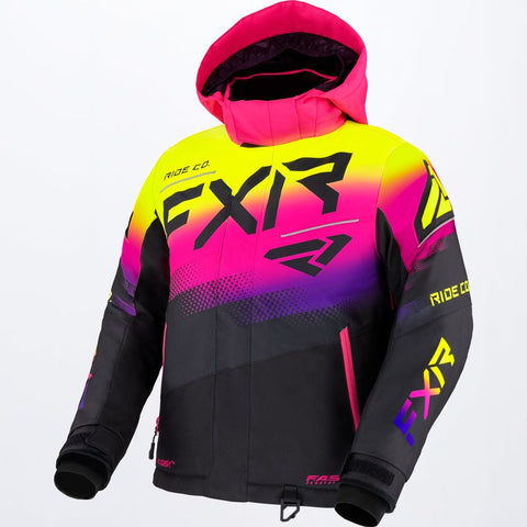 Child/Youth Boost Jacket 2022 - Black/Neon Fusion