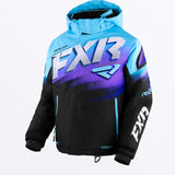 Youth Boost Jacket 2024 - Black/Sky-Purple Fade