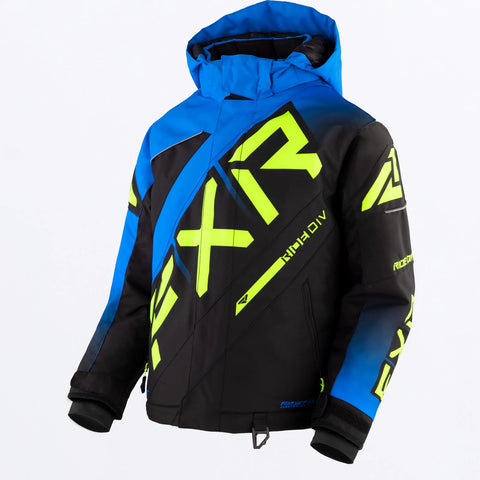 Youth CX Jacket 2023 - Blue Fade/Black/HiVis