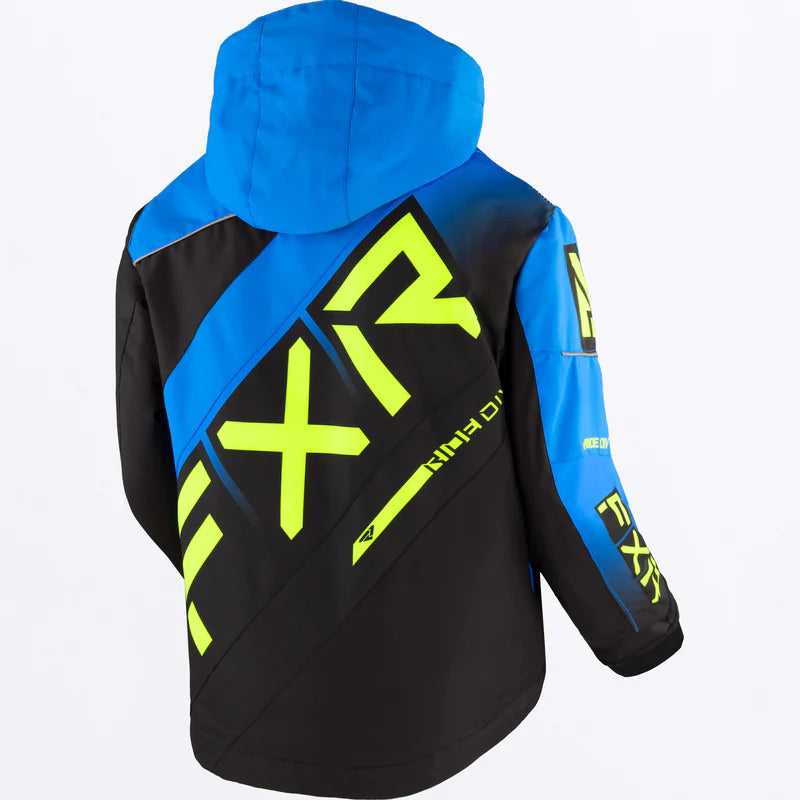 FXR Youth CX Jacket  - Blue Fade/Black/HiVis